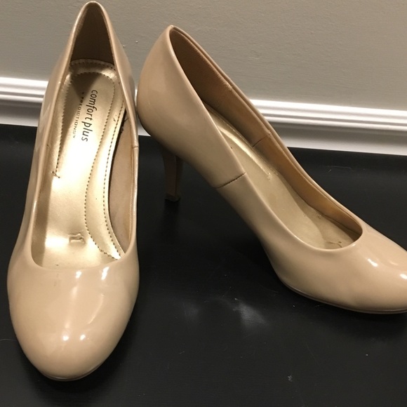 Almond toe pumps